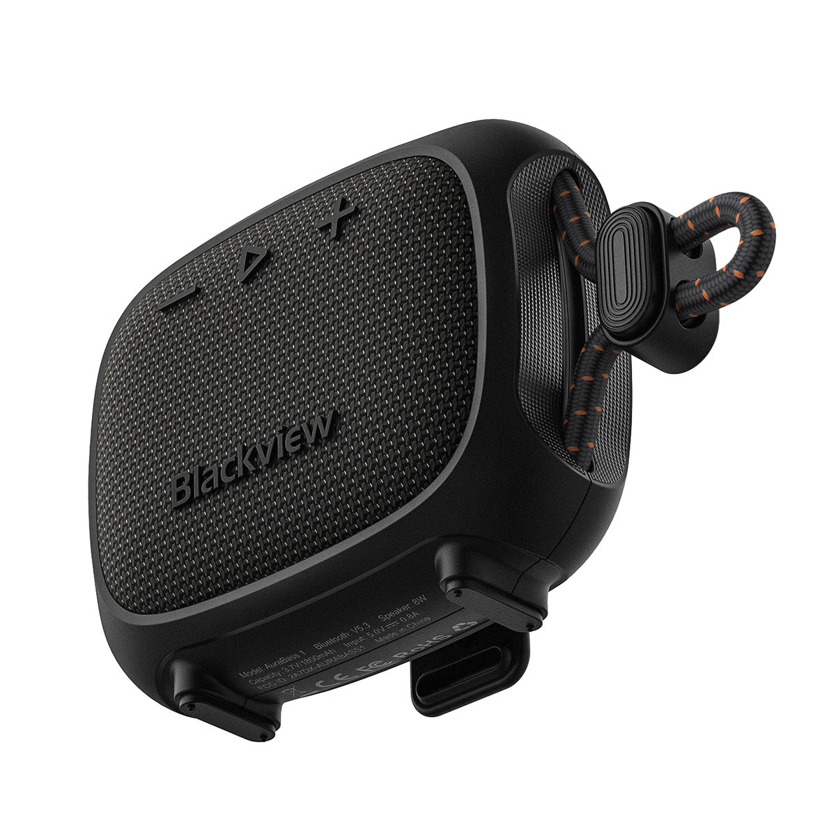 Blackview AuraBass 1 IPX7 Waterproof Mini Outdoor Riding Bluetooth Stereo Speaker-Accessories-Blackview-Black-Blackview Official US Store