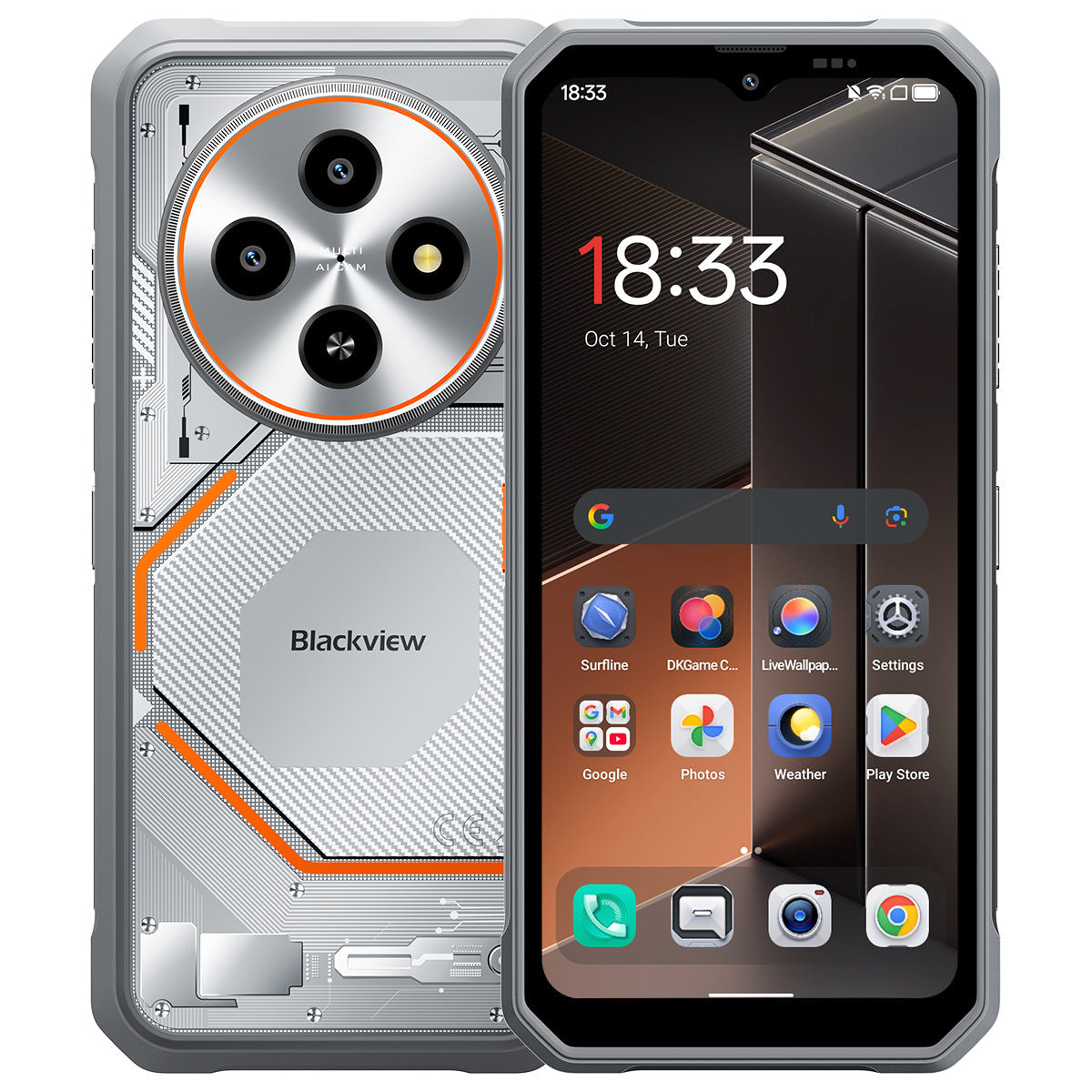 Blackview FORT 2-Rugged Phone-Blackview-8GB+128GB-White-Blackview Official US Store