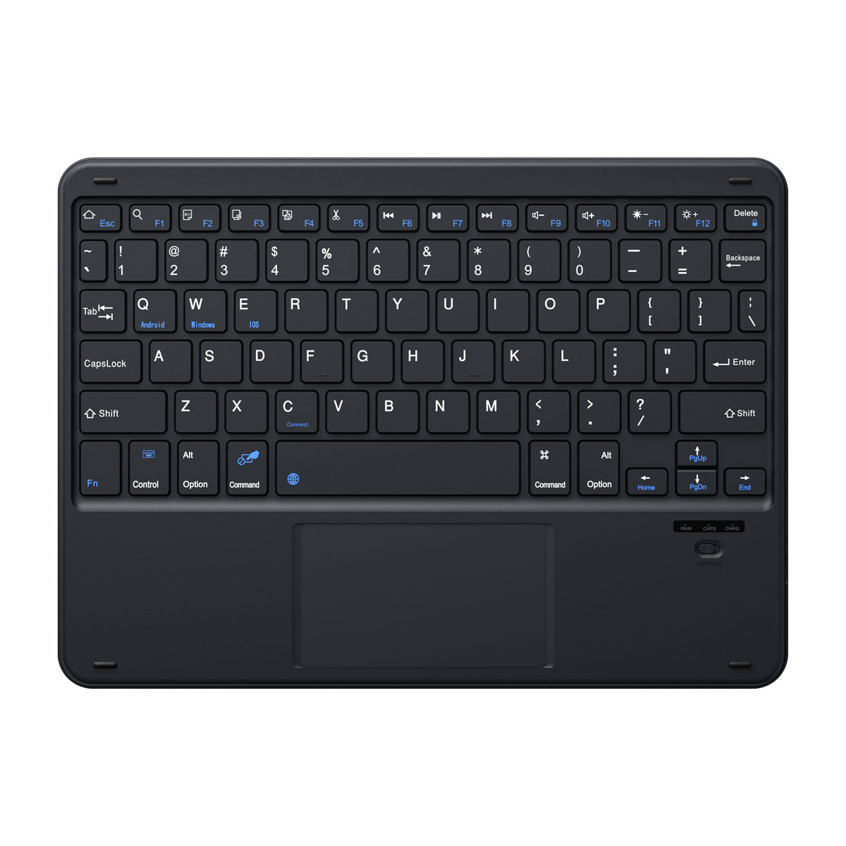 Blackview Ultra-slim BV Universal Wireless Keyboard For Bluetooth-enabled Devices with Windows, Android, and iOS-Accessories-Blackview-K2-Black-Blackview Official US Store