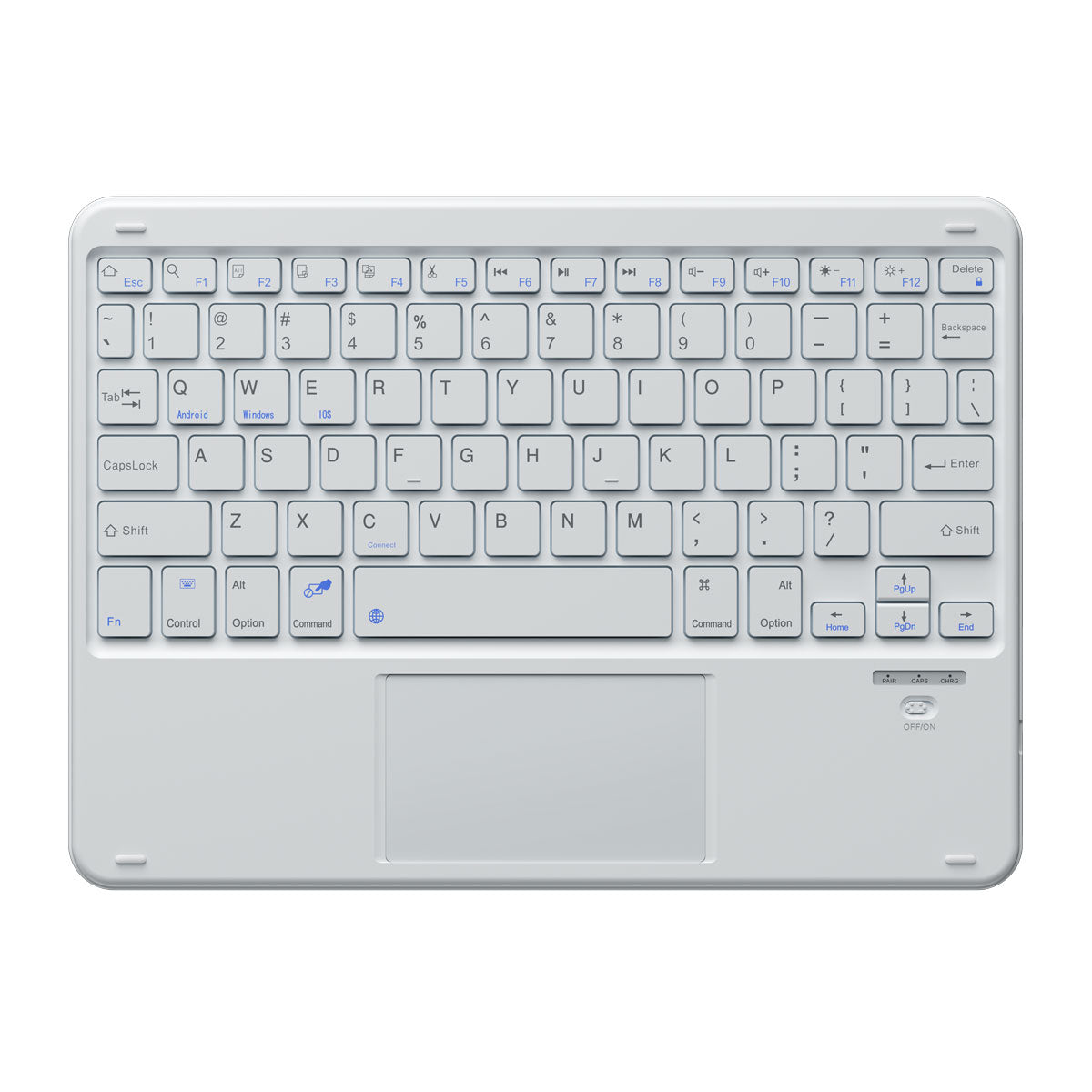 Blackview Ultra-slim BV Universal Wireless Keyboard For Bluetooth-enabled Devices with Windows, Android, and iOS-Accessories-Blackview-K2-White-Blackview Official US Store