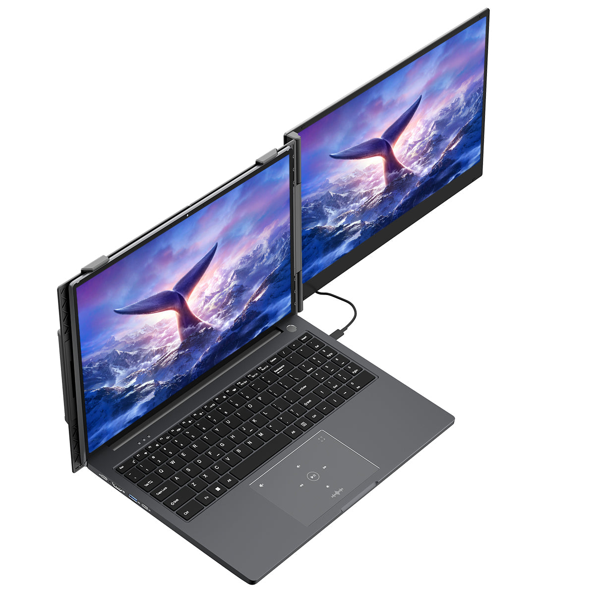 Blackview SCM6 14-inch Portable Monitor Laptop Screen Extender with Speaker-Accessories-Blackview-Gray-Blackview Official US Store