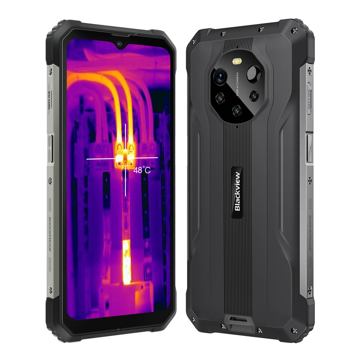 Blackview BL8800 Pro-Rugged Phone-Blackview-8GB+128GB-Black-Blackview Official US Store